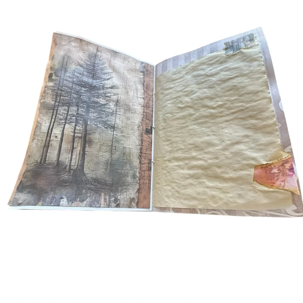 Fall Woodland Forest Themed Handmade Junk Journal